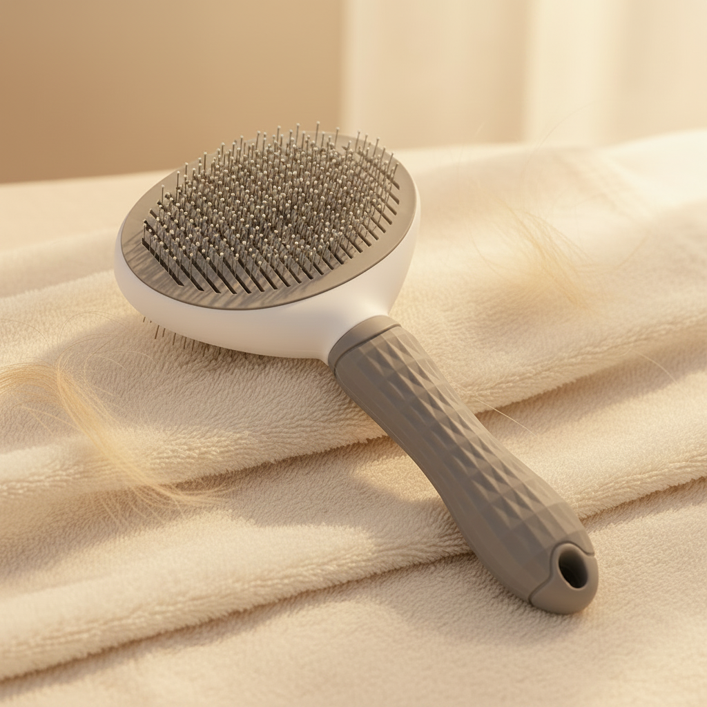 Brosse gris blanc cocooning